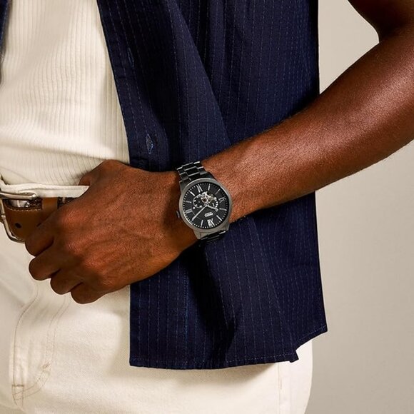 Fossil ME3172 Townsman Auto Automatic Black Dial Men's Watch - Picture 3 of 6